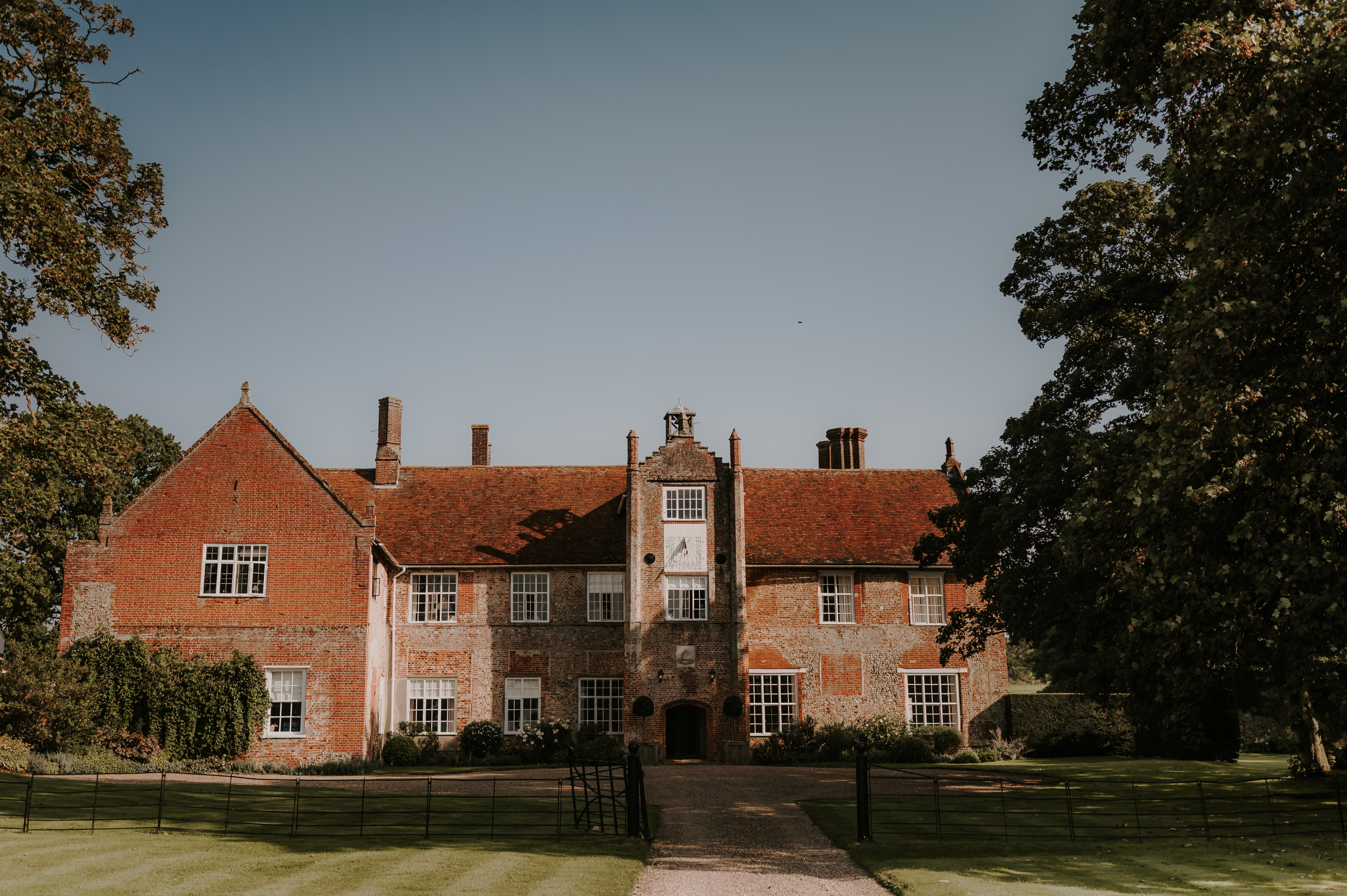 Bruisyard Country Estate with formal lawns and hedges
