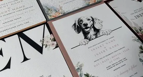 Wedding invites from Happily Ever After Stationery